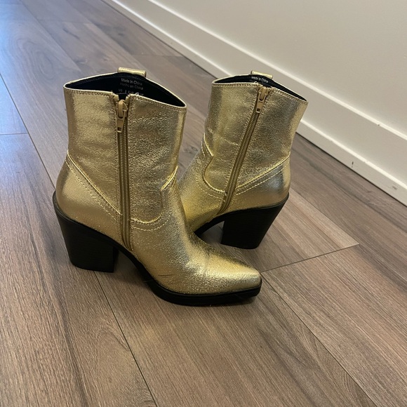 Gold Cowboy Boots - Picture 3 of 3
